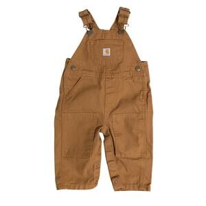 Carhartt Kids’ Canvas Bib Overall 9 Month Carhartt Brown